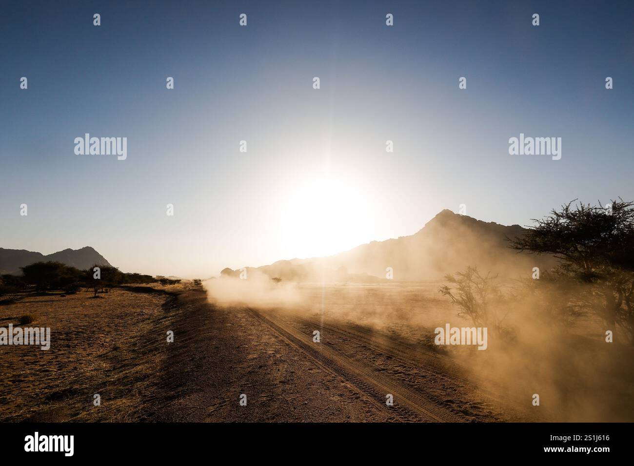 illustration, ambiance during the Stage 1 of the Dakar 2025 on January