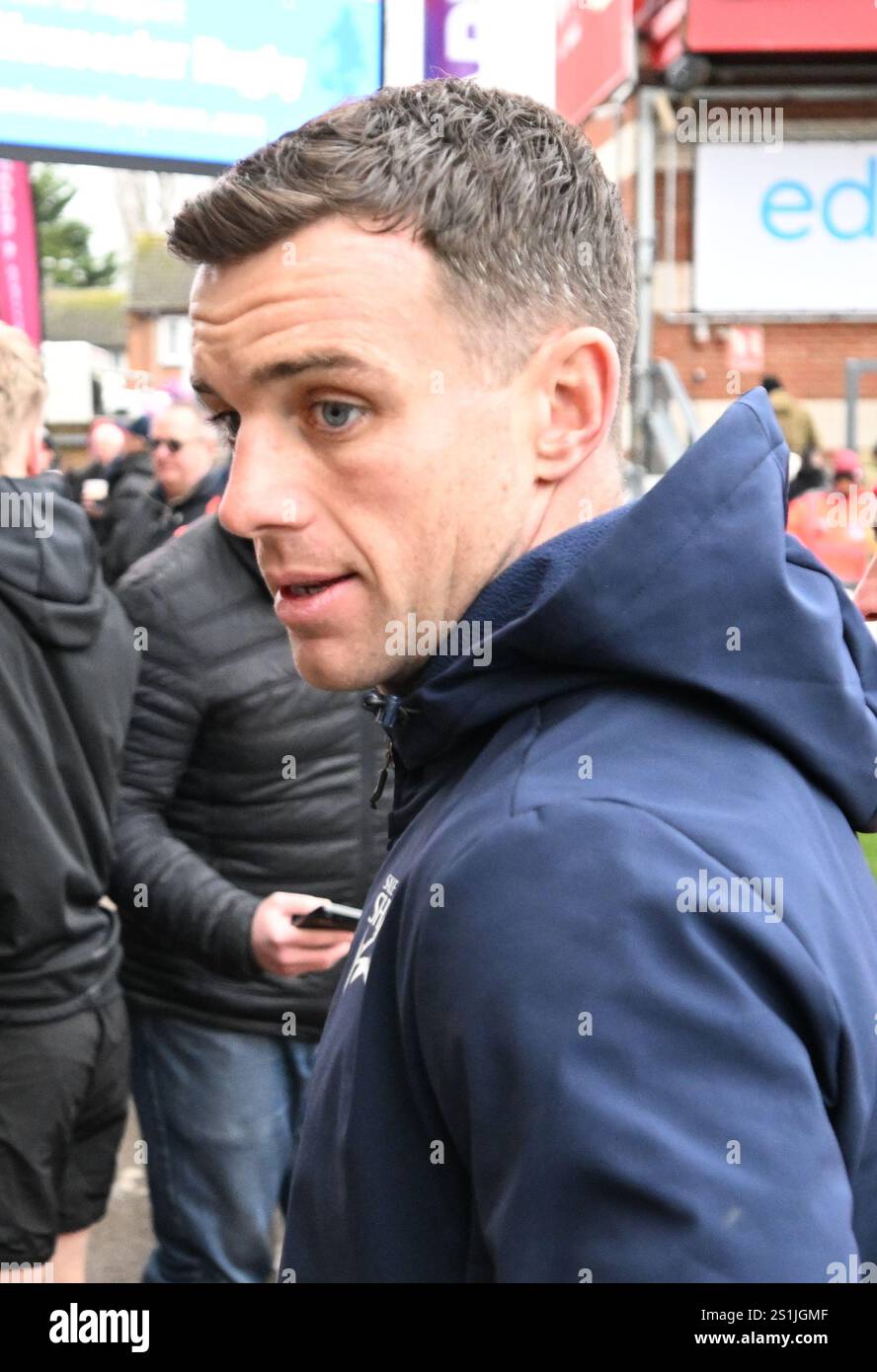 Kingsholm Stadium, Gloucester, Gloucestershire, UK. 4th Jan, 2025. Gallagher Premiership Rugby, Gloucester versus Sale Sharks; George Ford of Sale Sharks before kick off Credit: Action Plus Sports/Alamy Live News Stock Photo