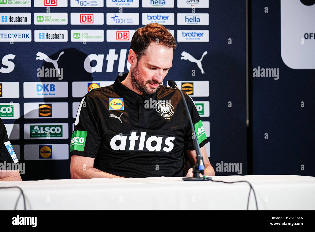 Benjamin Hatton Benjamin Chatton (Deutschland, Manager) GER, Pressekonferenz ...