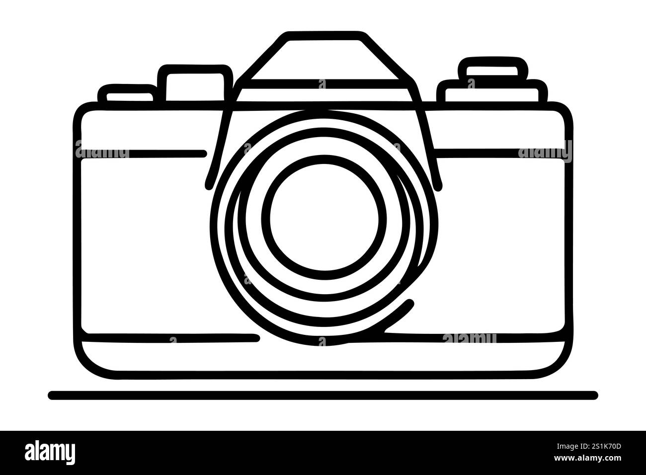 Camera line icon Vector illustration Stock Vector Image & Art - Alamy