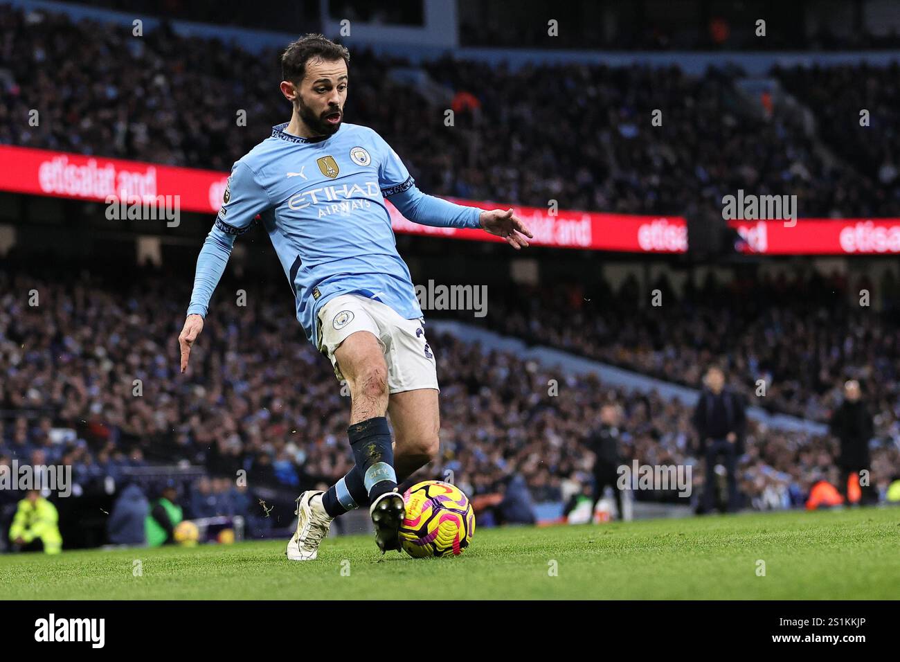 Manchester, UK. 04th Jan, 2025. Bernardo Silva of Manchester City