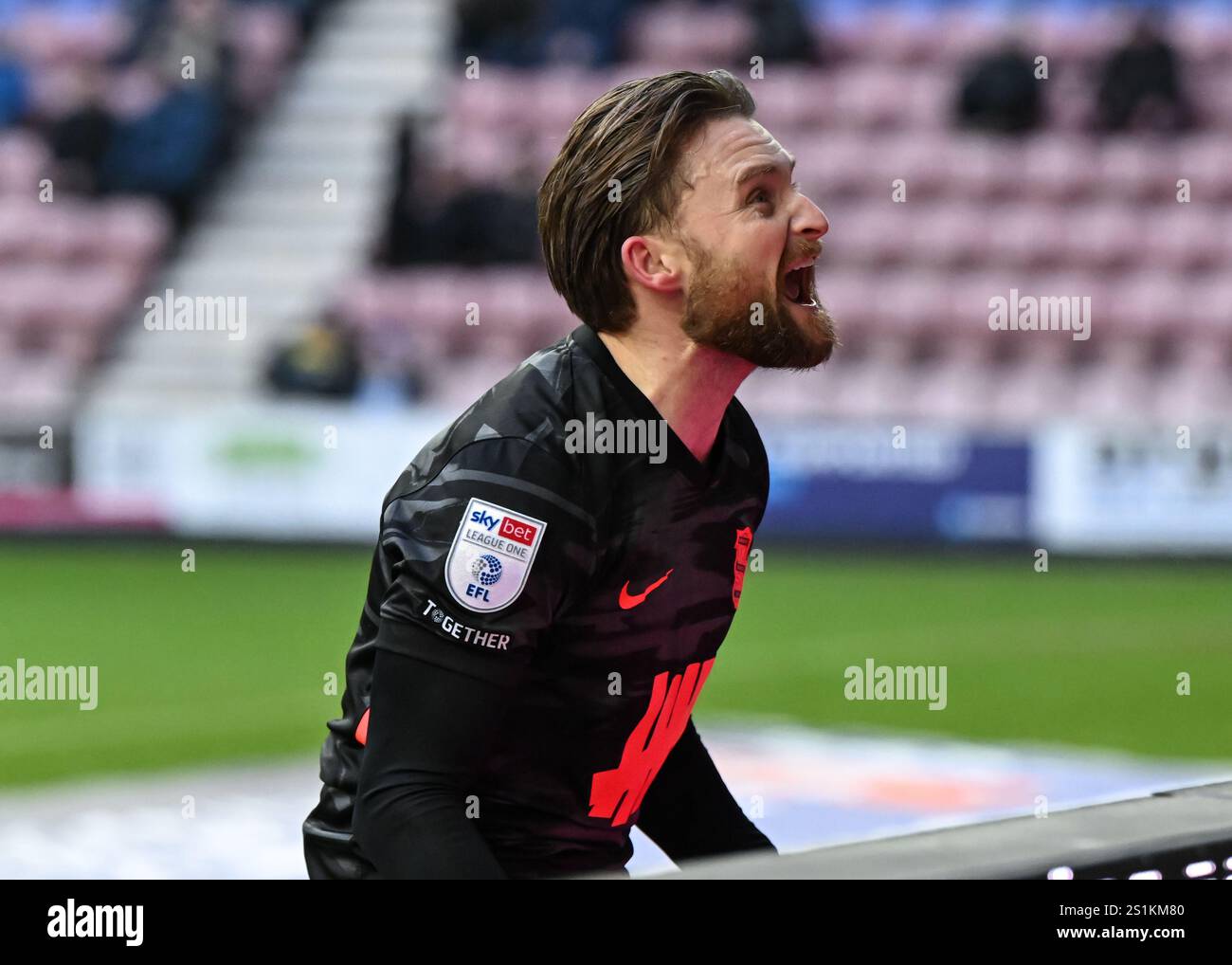 Birmingham City's Alfie May celebrates after scoring his sides first