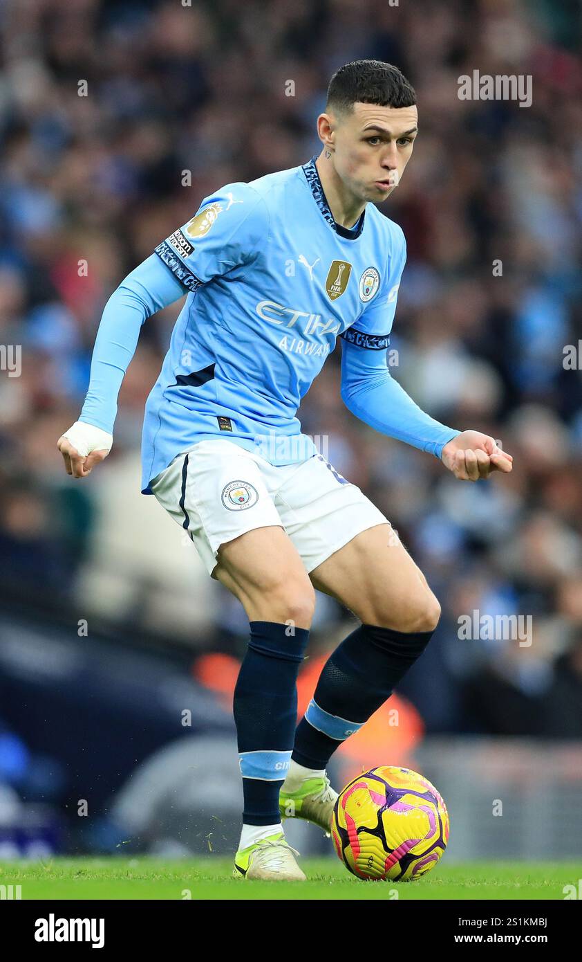 4th January 2025; Etihad Stadium, Manchester, England; Premier League