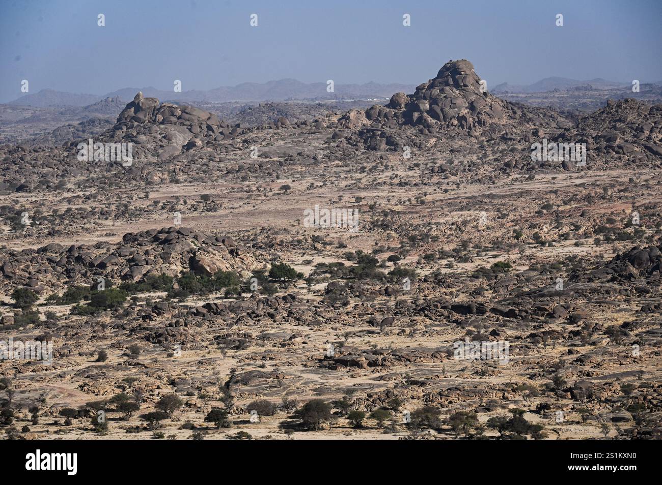 Landscape during the Stage 1 of the Dakar 2025 on January 4, 2025