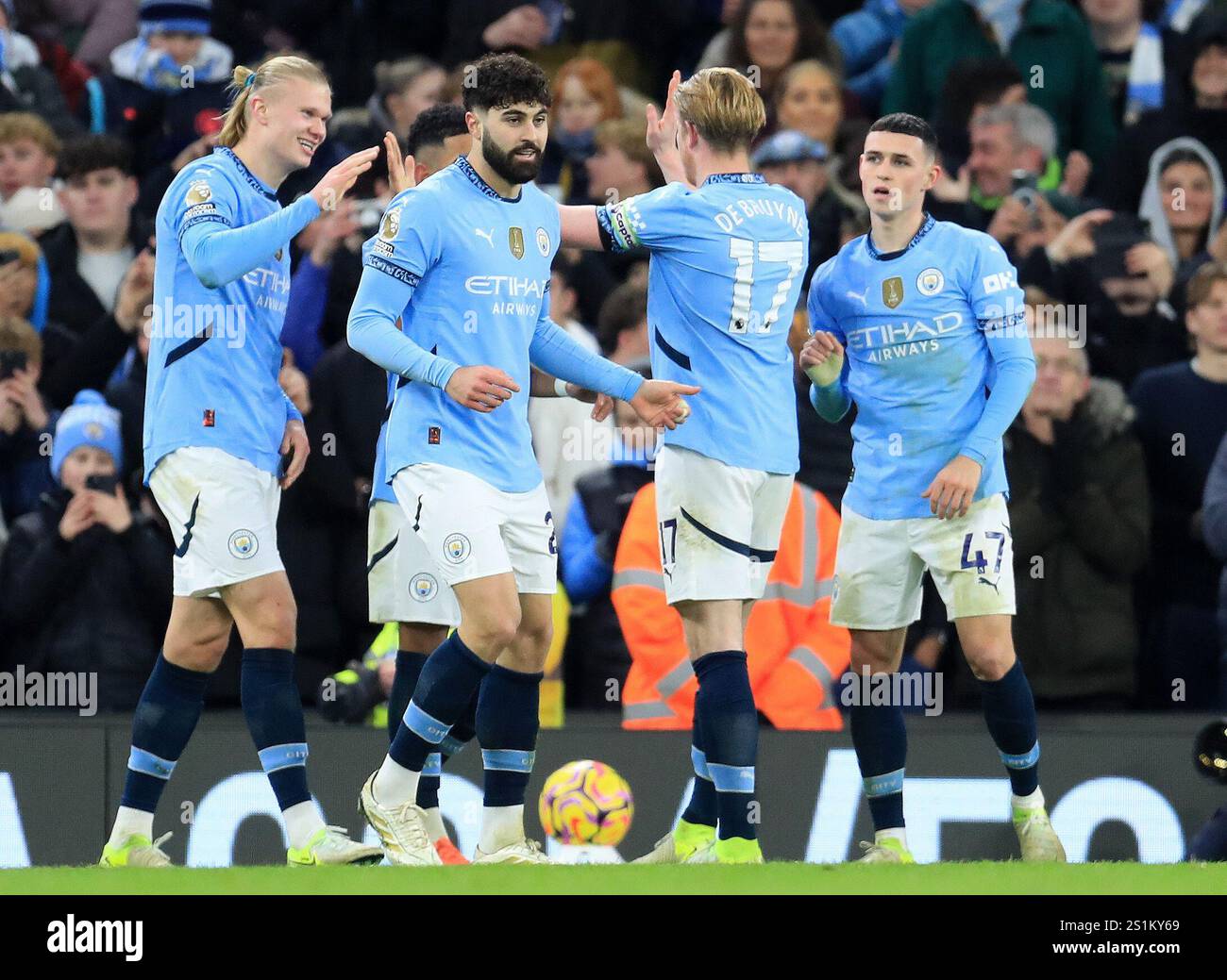 4th January 2025; Etihad Stadium, Manchester, England; Premier League