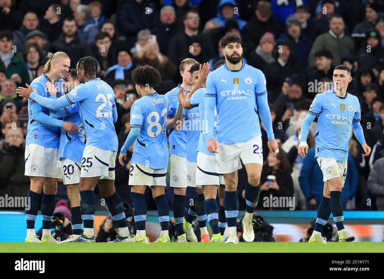 4th January 2025; Etihad Stadium, Manchester, England; Premier League