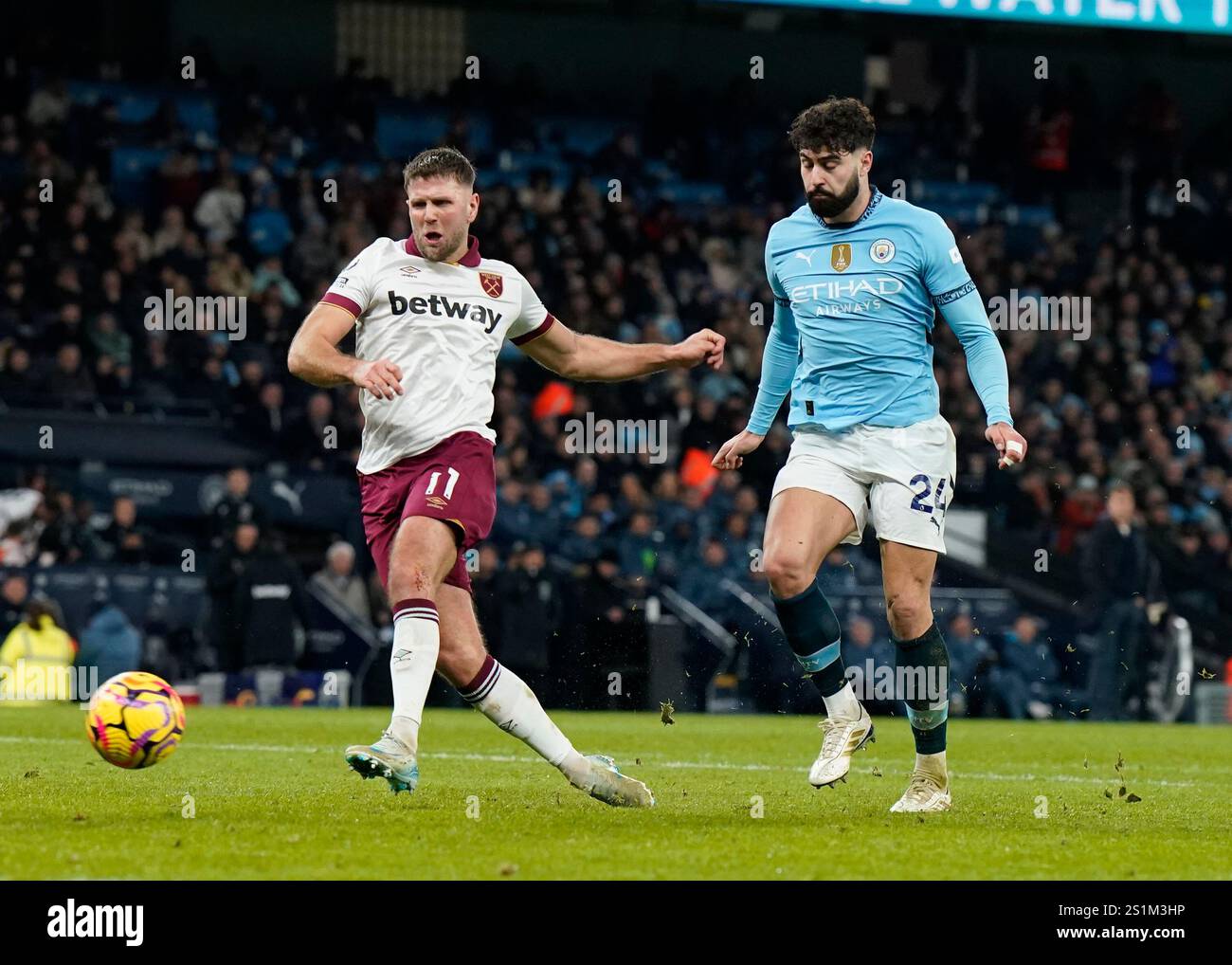 Manchester, England, 4th January 2025. Niclas Füllkrug of West Ham