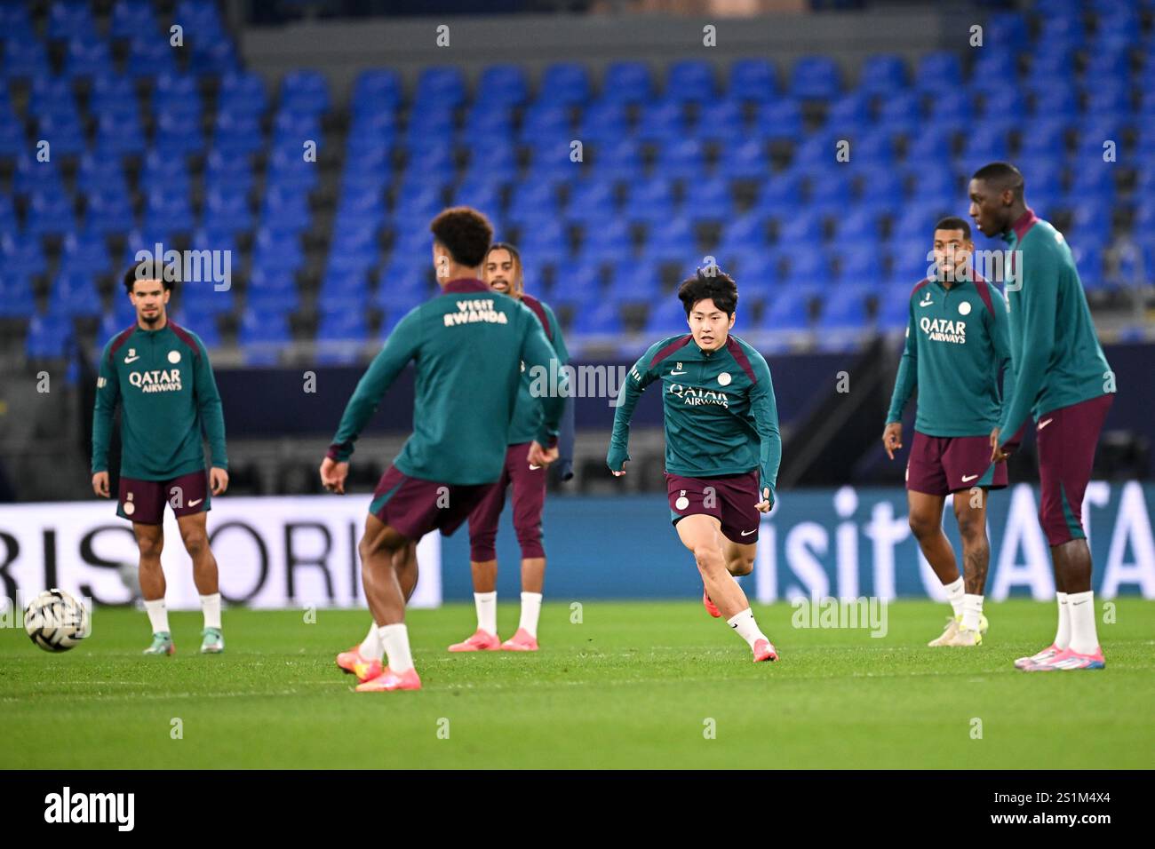 19 Lee KANG IN (psg) during Paris Saint Germain and Monaco training