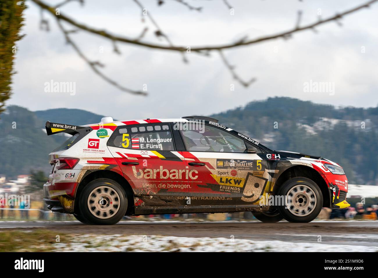 FREISTADT, AUSTRIA JANUARY 4 Michael Lengauer of Austria and Erik