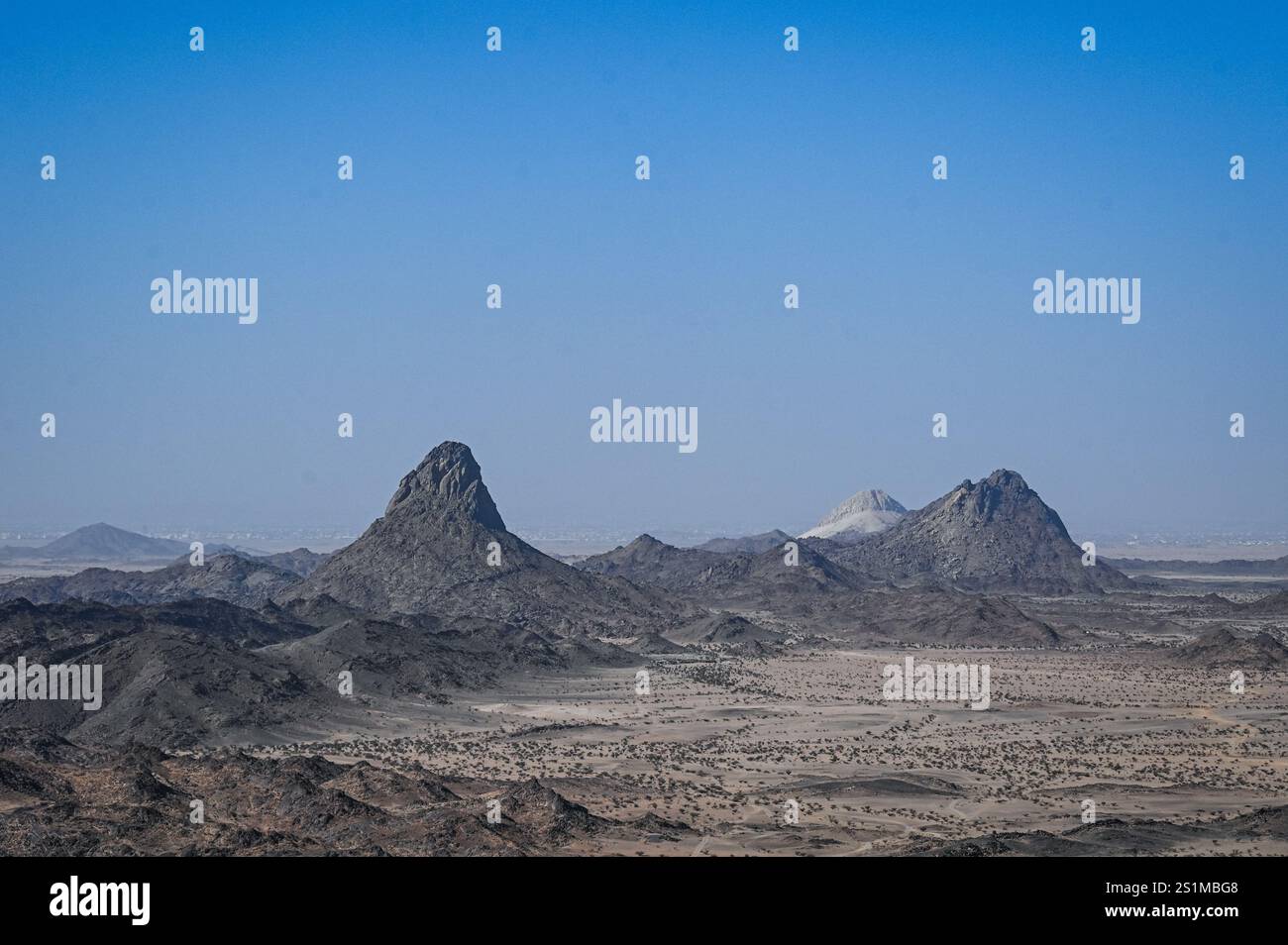 Landscape during the Stage 1 of the Dakar 2025 on January 4, 2025