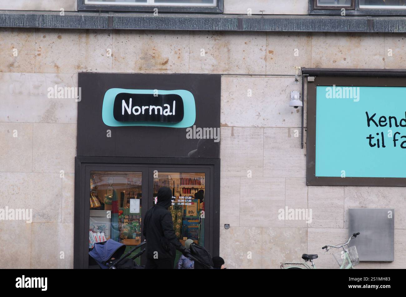 Normal Store Denmark Copenhagen/ Denmark/04 JANUARY 2025/ Normal store shoppers in danish ...