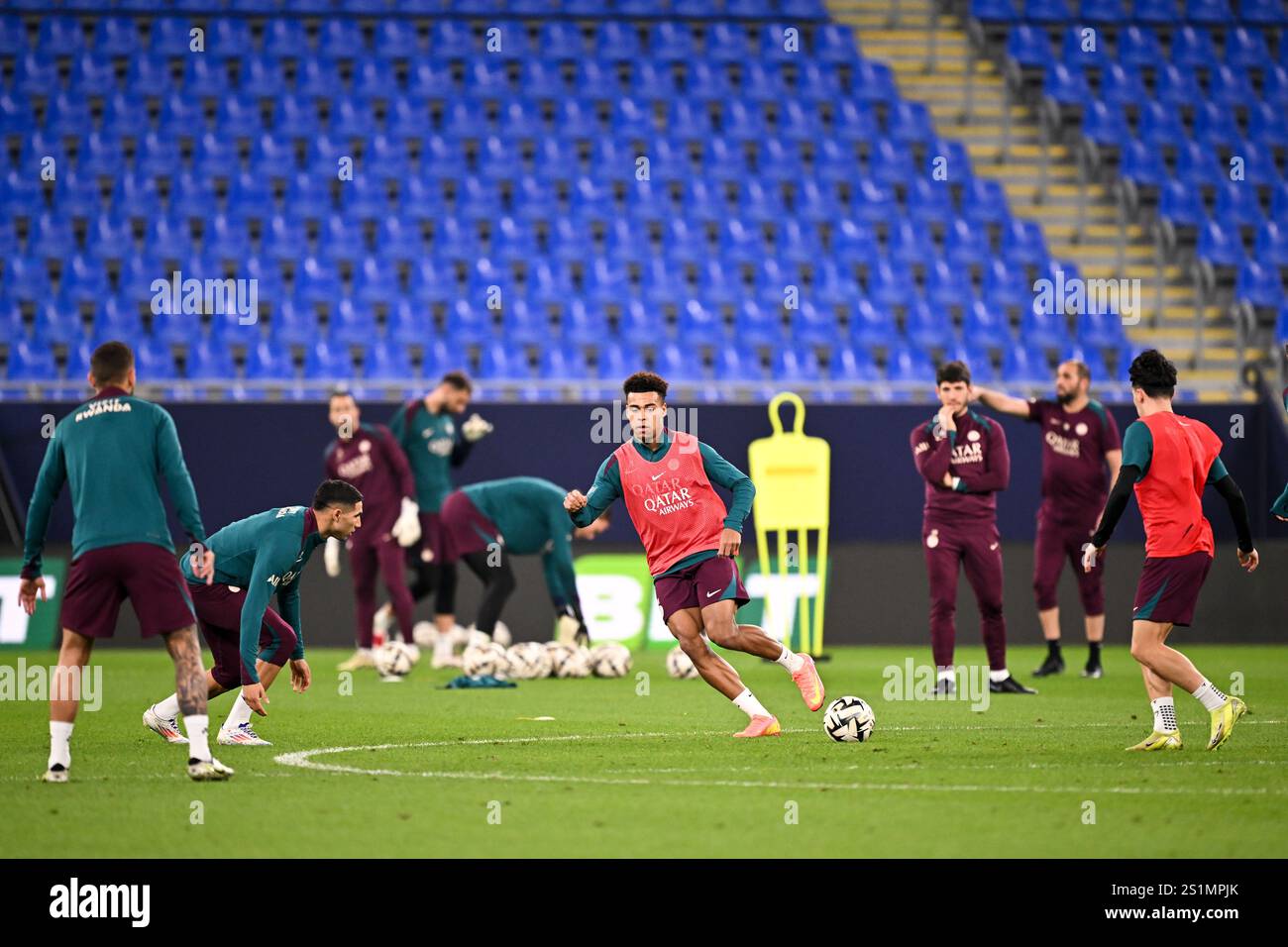 14 Desire DOUE (psg) during Paris Saint Germain and Monaco training ...
