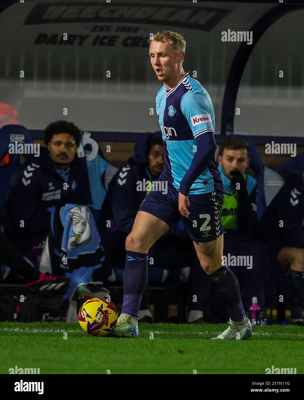 Wanderers Jack Grimmer in action during the Sky Bet League One