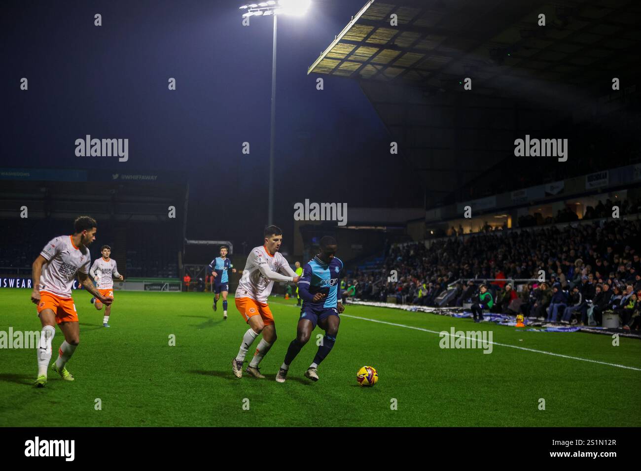Wanderers Daniel Udoh in action during the Sky Bet League One