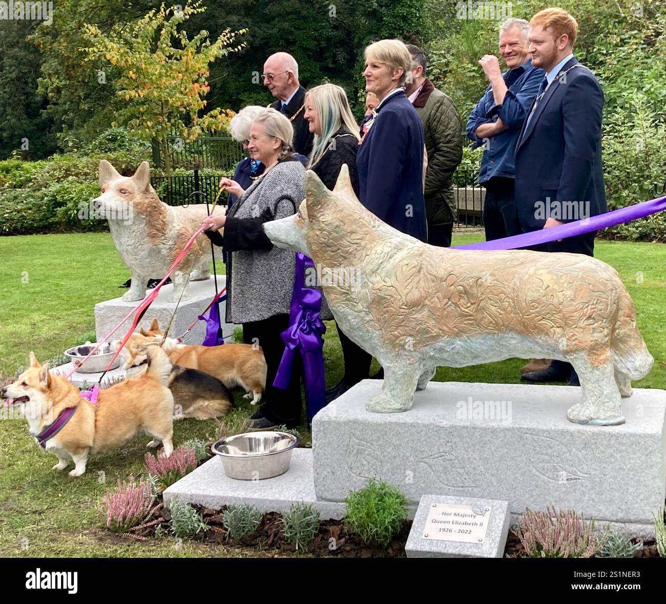 Queen corgi hi-res stock photography and images - Alamy, image size:1300x1179