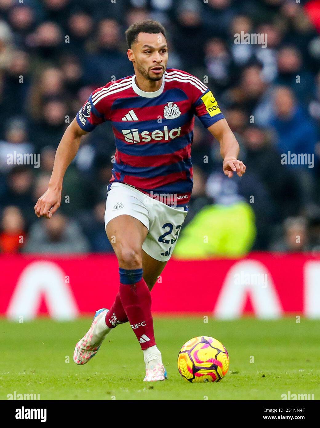 Jacob Murphy of Newcastle United runs with the ball during the Premier