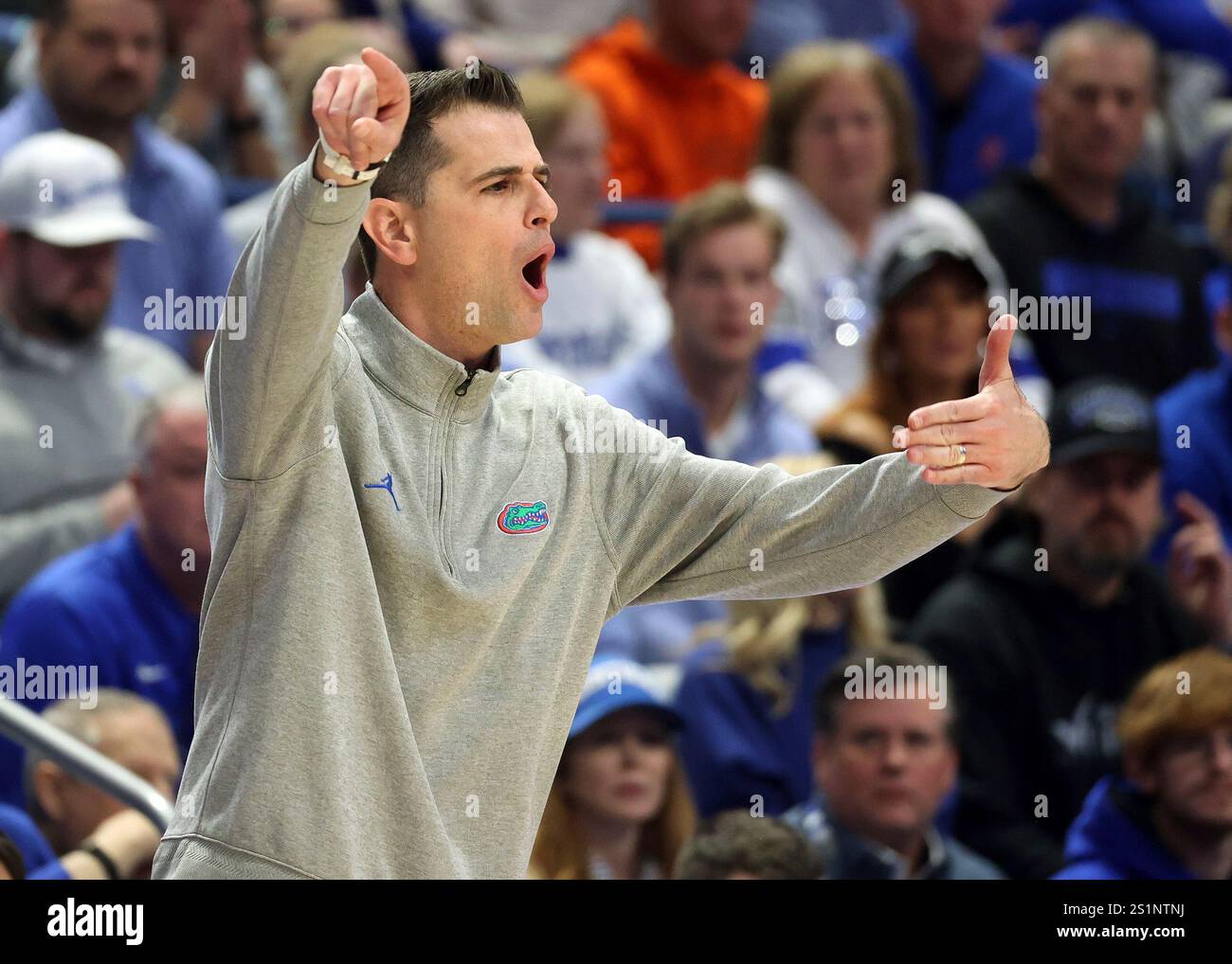 Florida head coach Todd Golden directs his team during the second half
