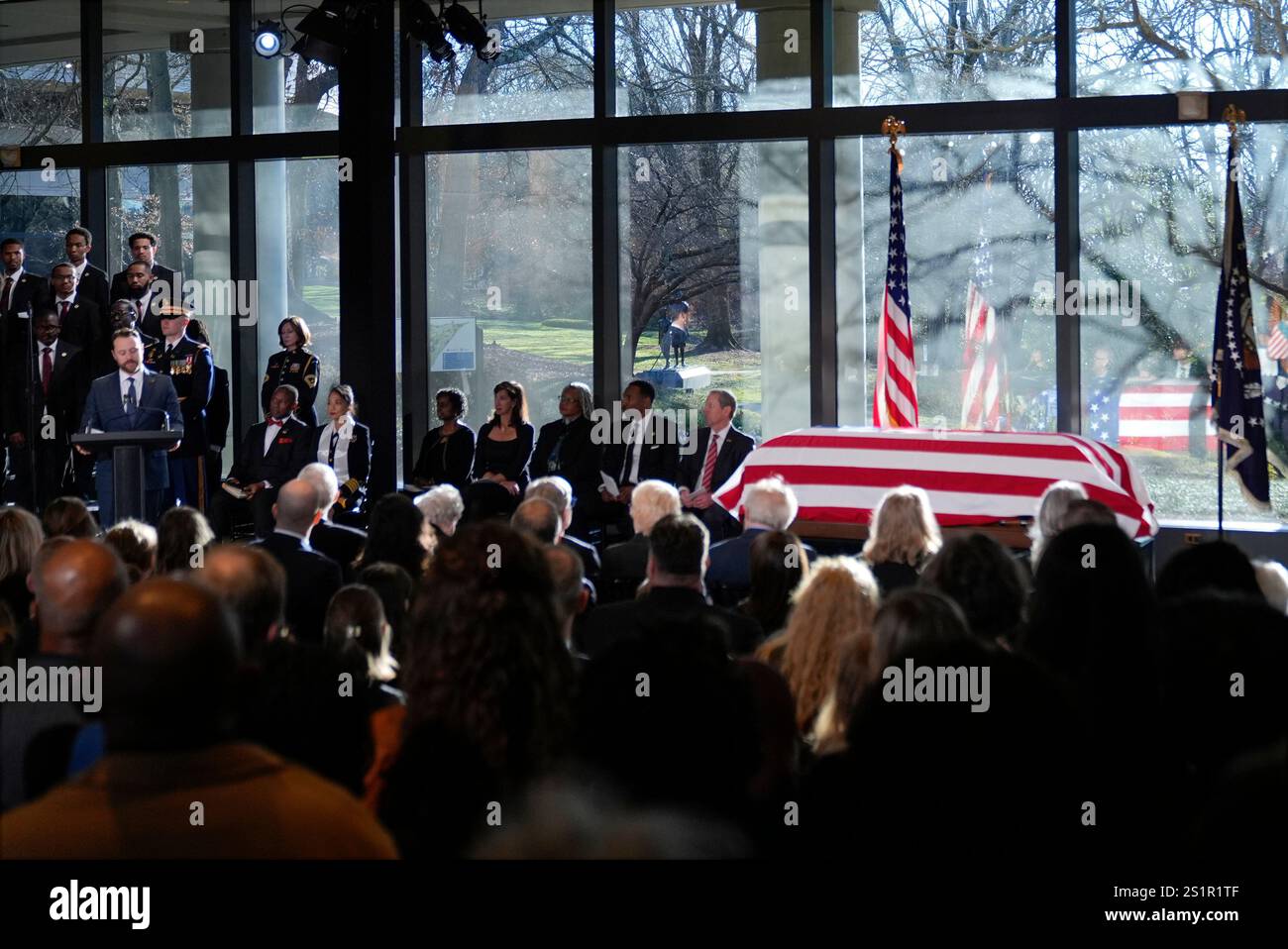 Jason Carter, grandson of former President Jimmy Carter, speaks as the