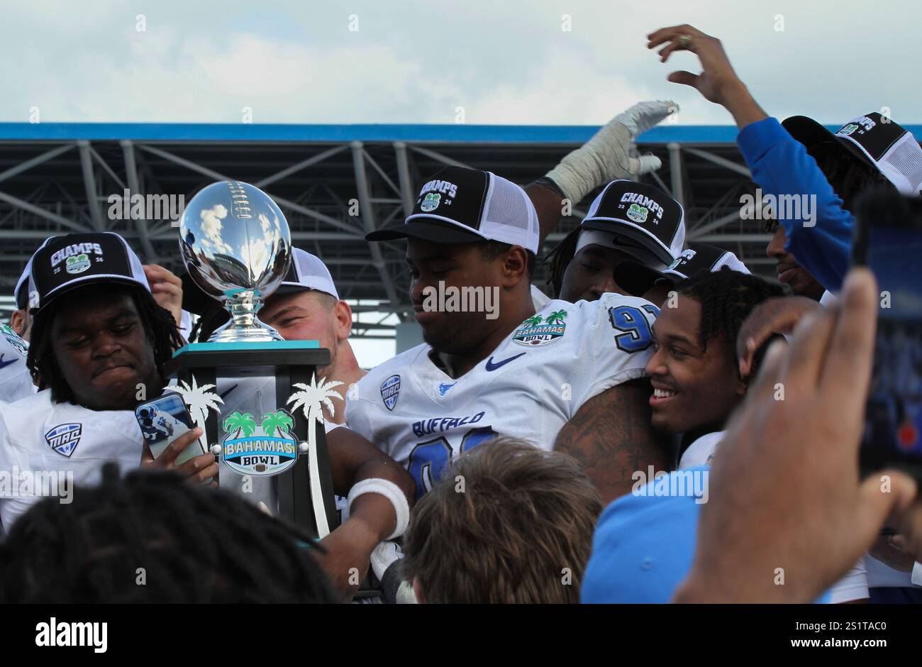 The University Of Buffalo Bulls Win The 2025 Bahamas Bowl Football The University Of Buffalo Bulls Win The 2025 Bahamas Bowl Football Held In Nassau The Bahamas 2S1TAC0 