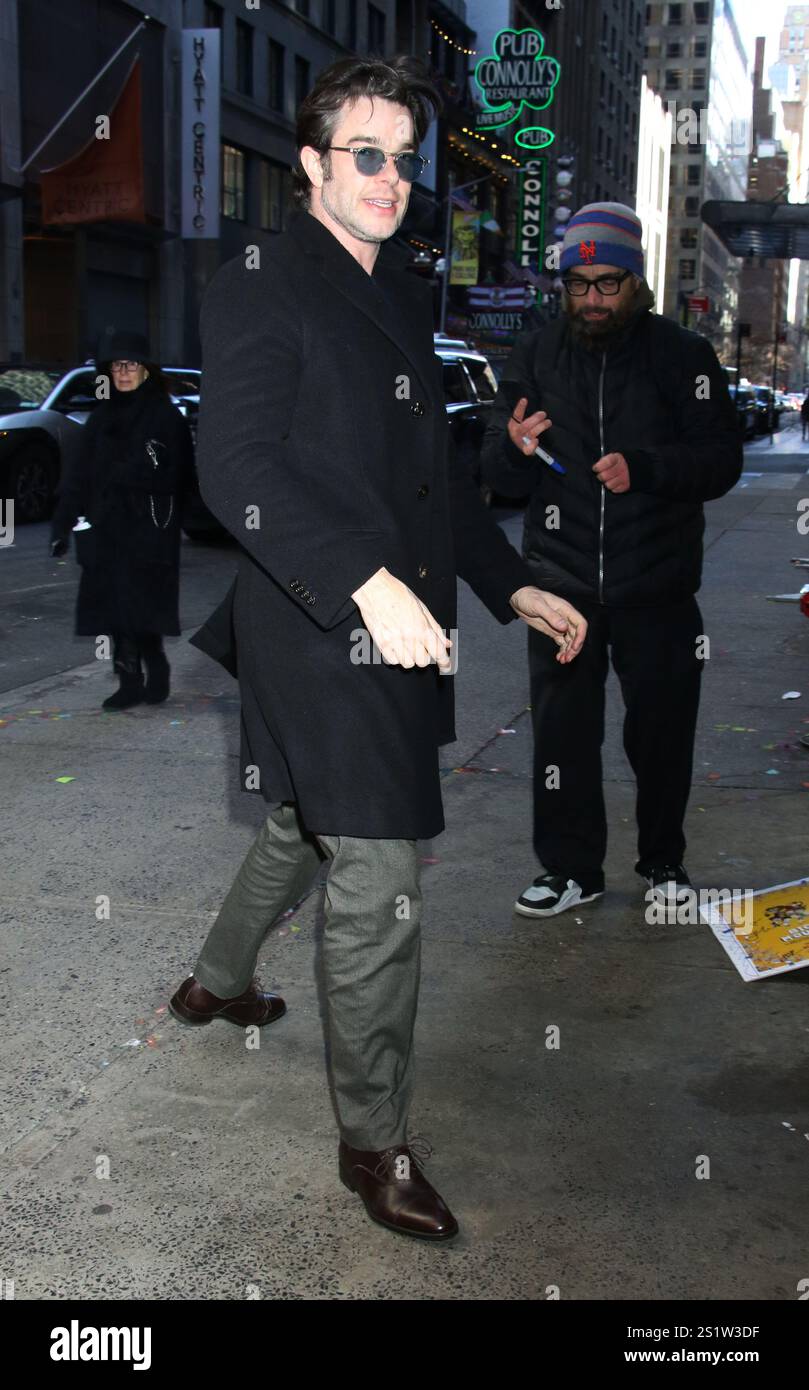January 04, 2025 John Mulaney star of Broadway's All In out and about
