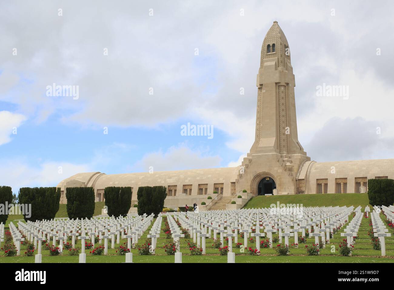 France Guerre 14-18 carte postale cimetière de Fleury (Verdun)