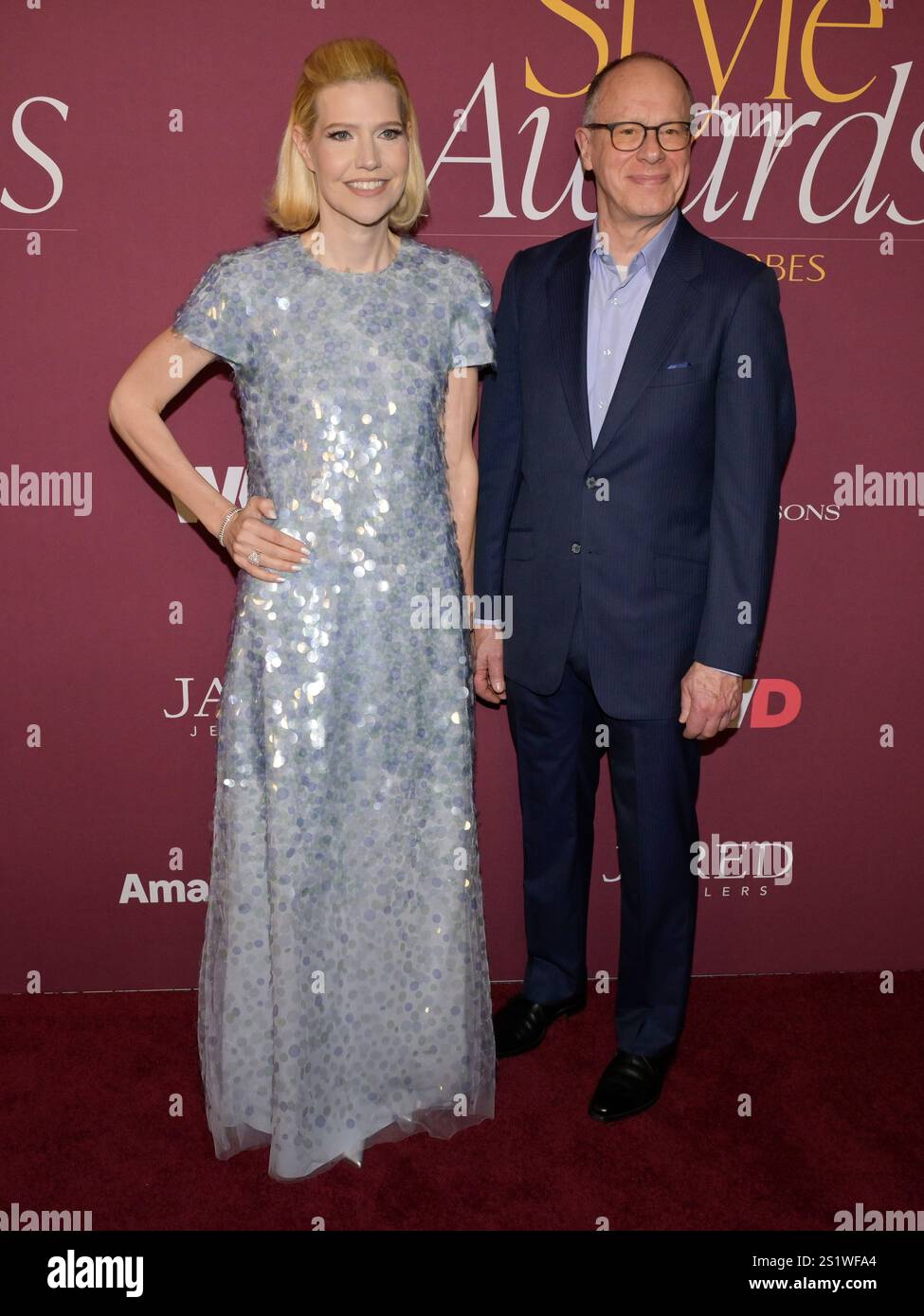 January 3, 2025, Beverly Hills, California, USA Amanda Smith and Jim