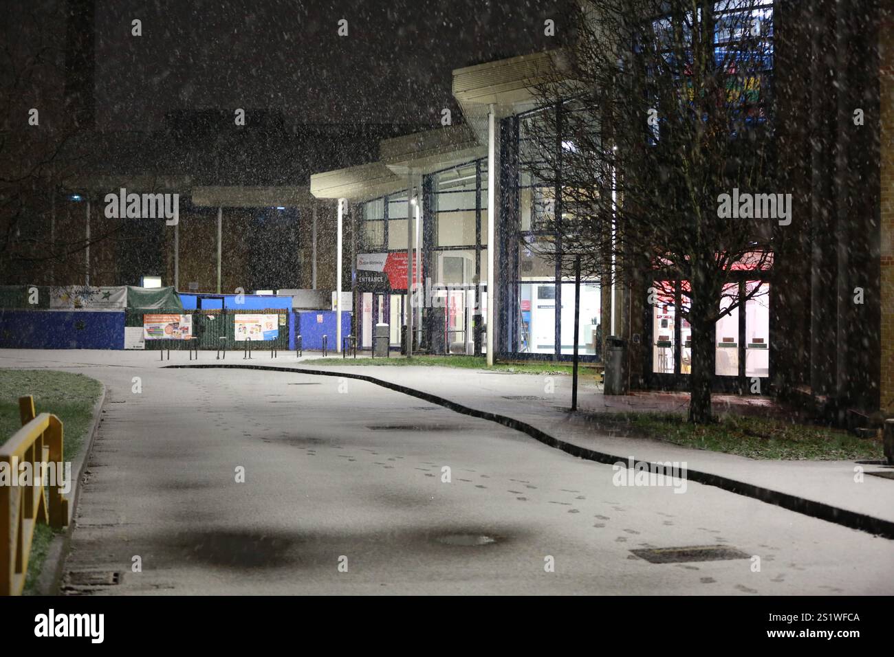 London, UK. 05 January 2025. UK Weather Snow fell in London overnight
