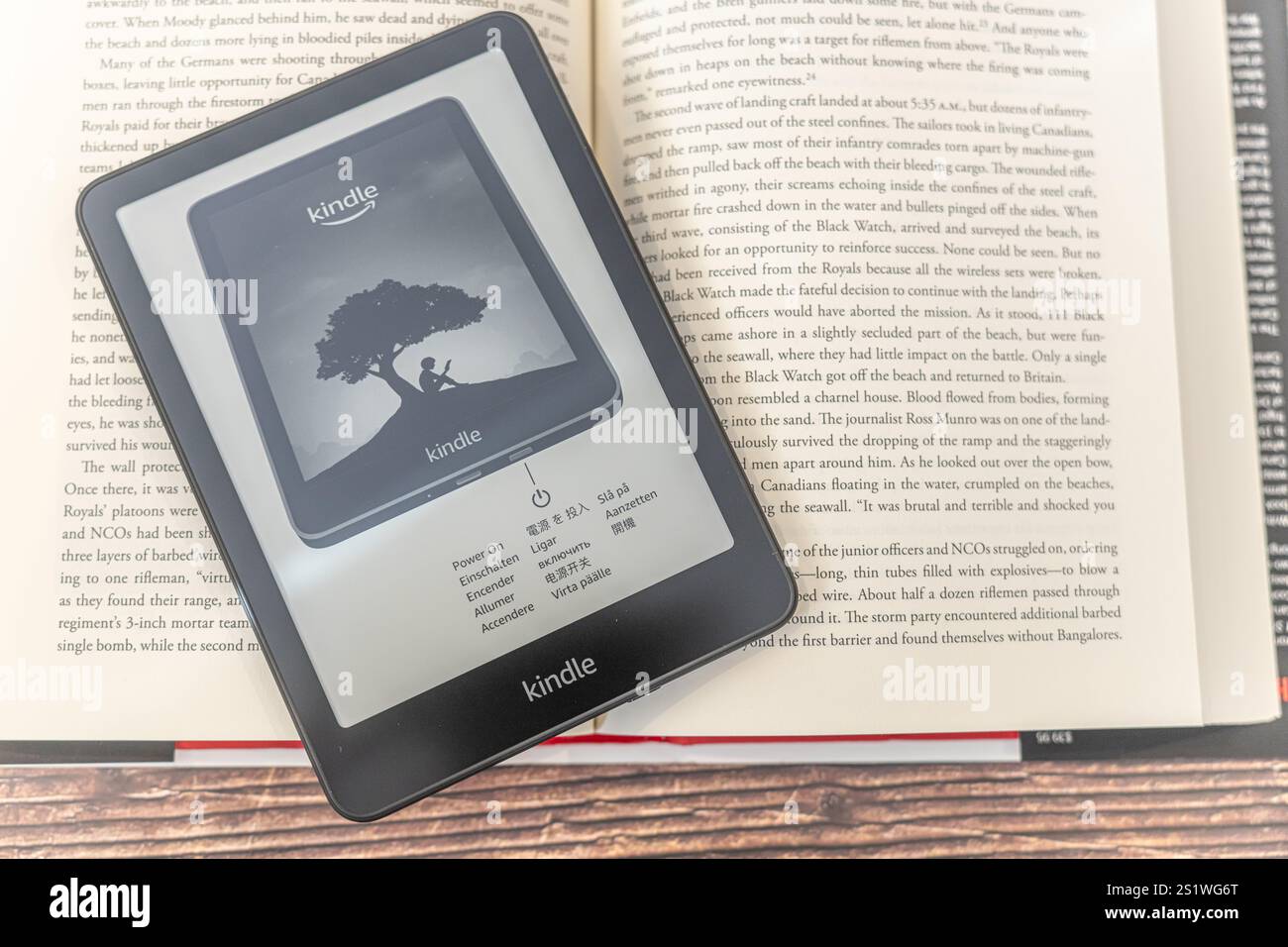 January 1 2025 - Calgary Alberta Canada - Amazon Kindle Paperwhite ...