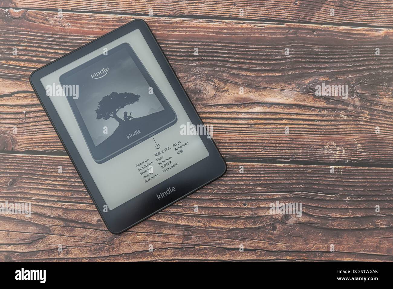 January 1 2025 - Calgary Alberta Canada - Amazon Kindle Paperwhite ...