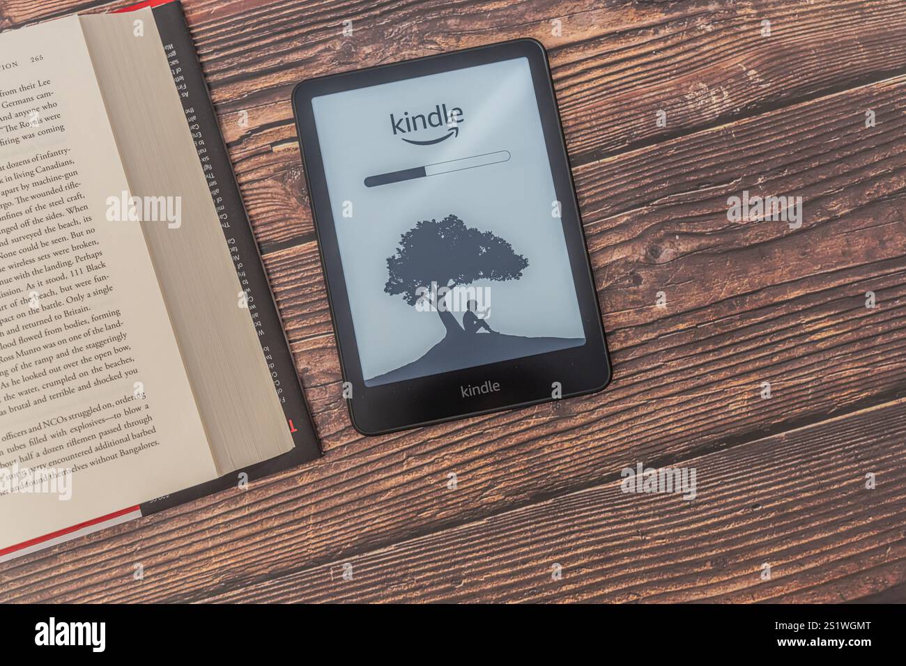 January 1 2025 - Calgary Alberta Canada - Amazon Kindle Paperwhite ...