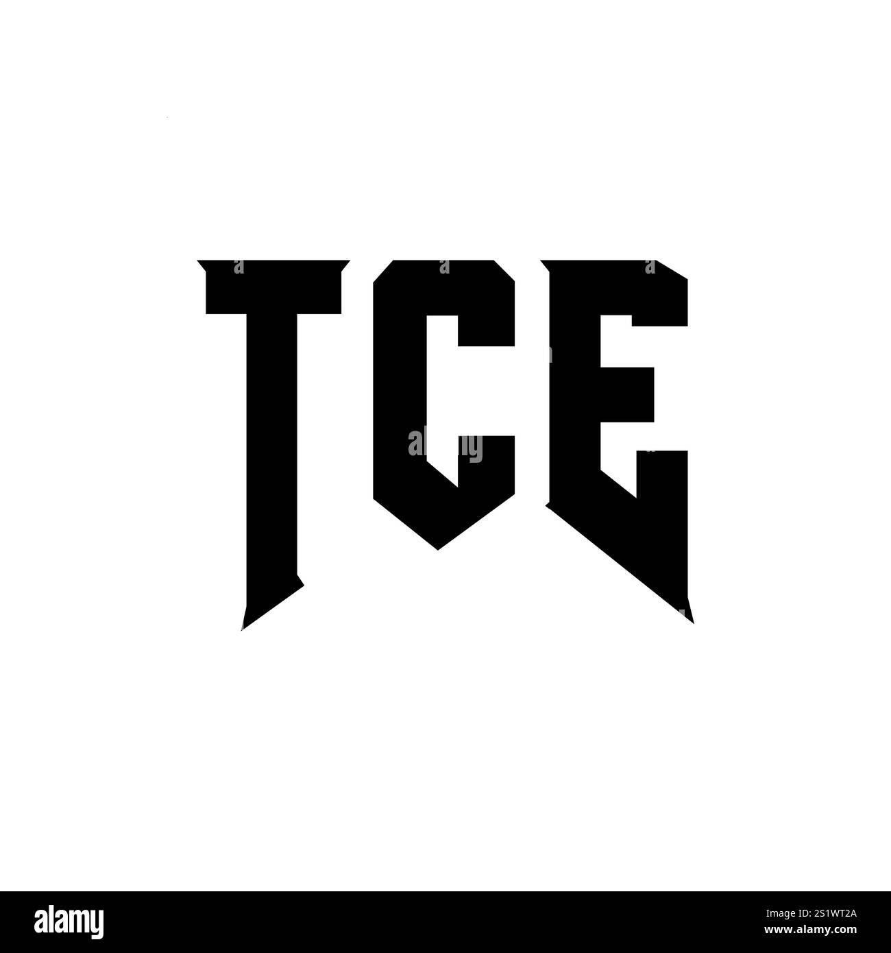 Tce logo design Stock Vector Images - Alamy