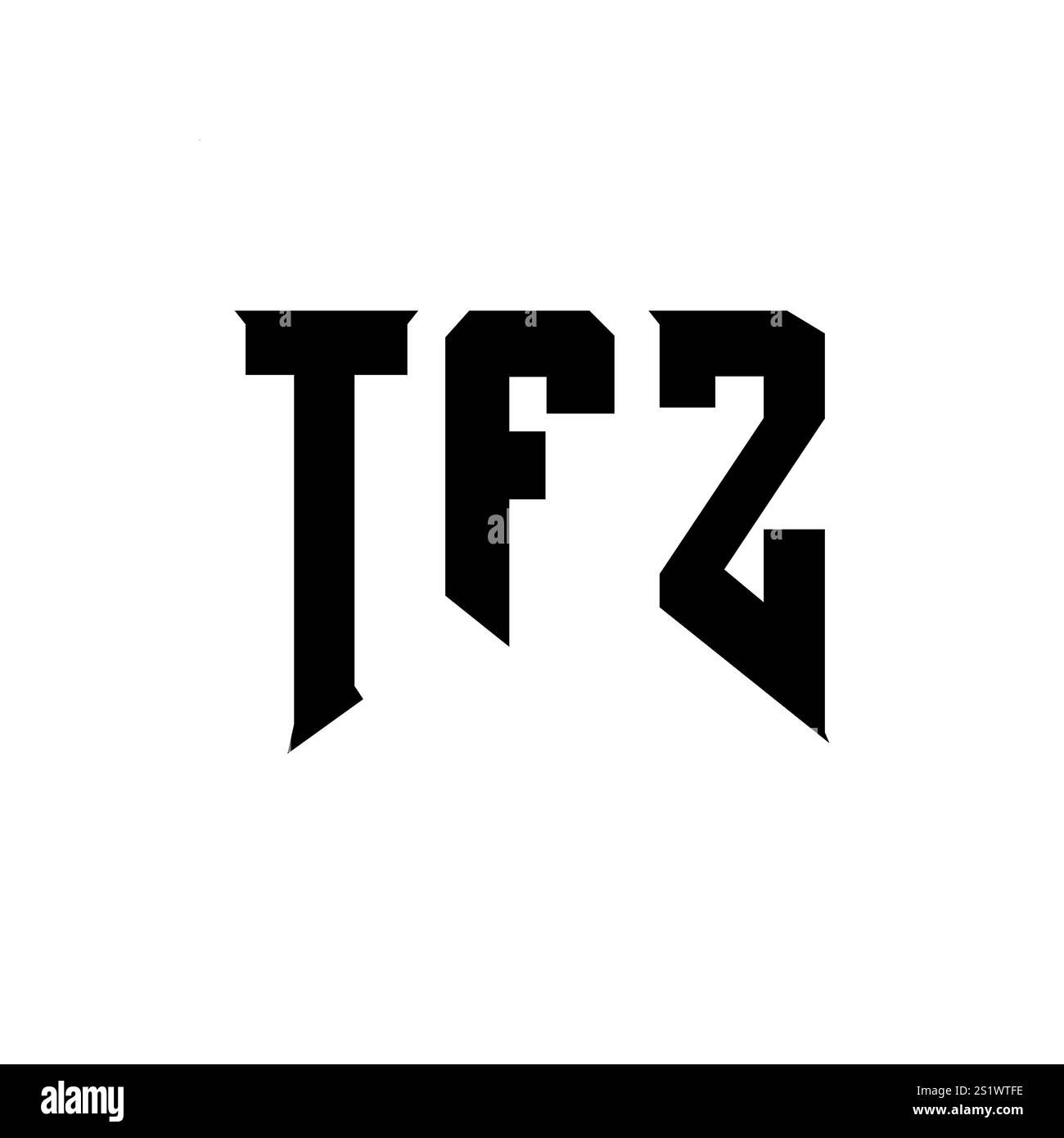 Tfz logo design hi-res stock photography and images - Alamy