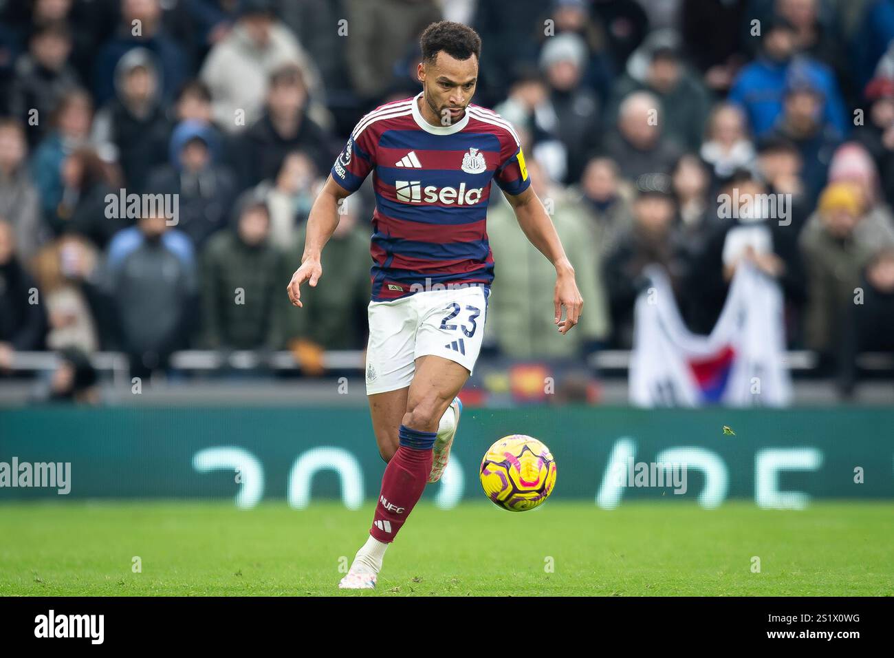 London, England, 4th January 2025. Newcastle United midfielder Jacob