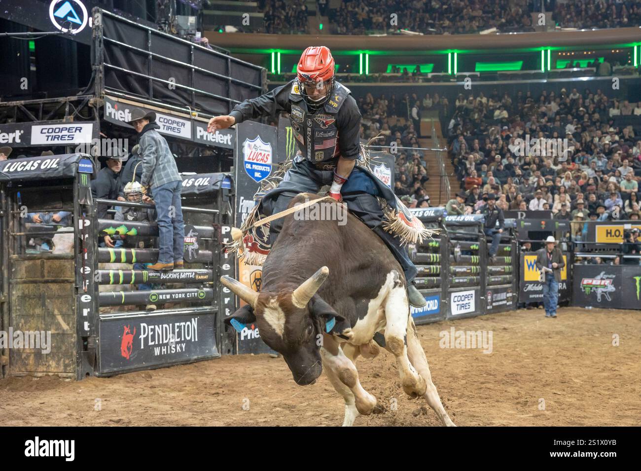 NEW YORK, NEW YORK JANUARY 04 Alex Cerqueira rides Thriller during