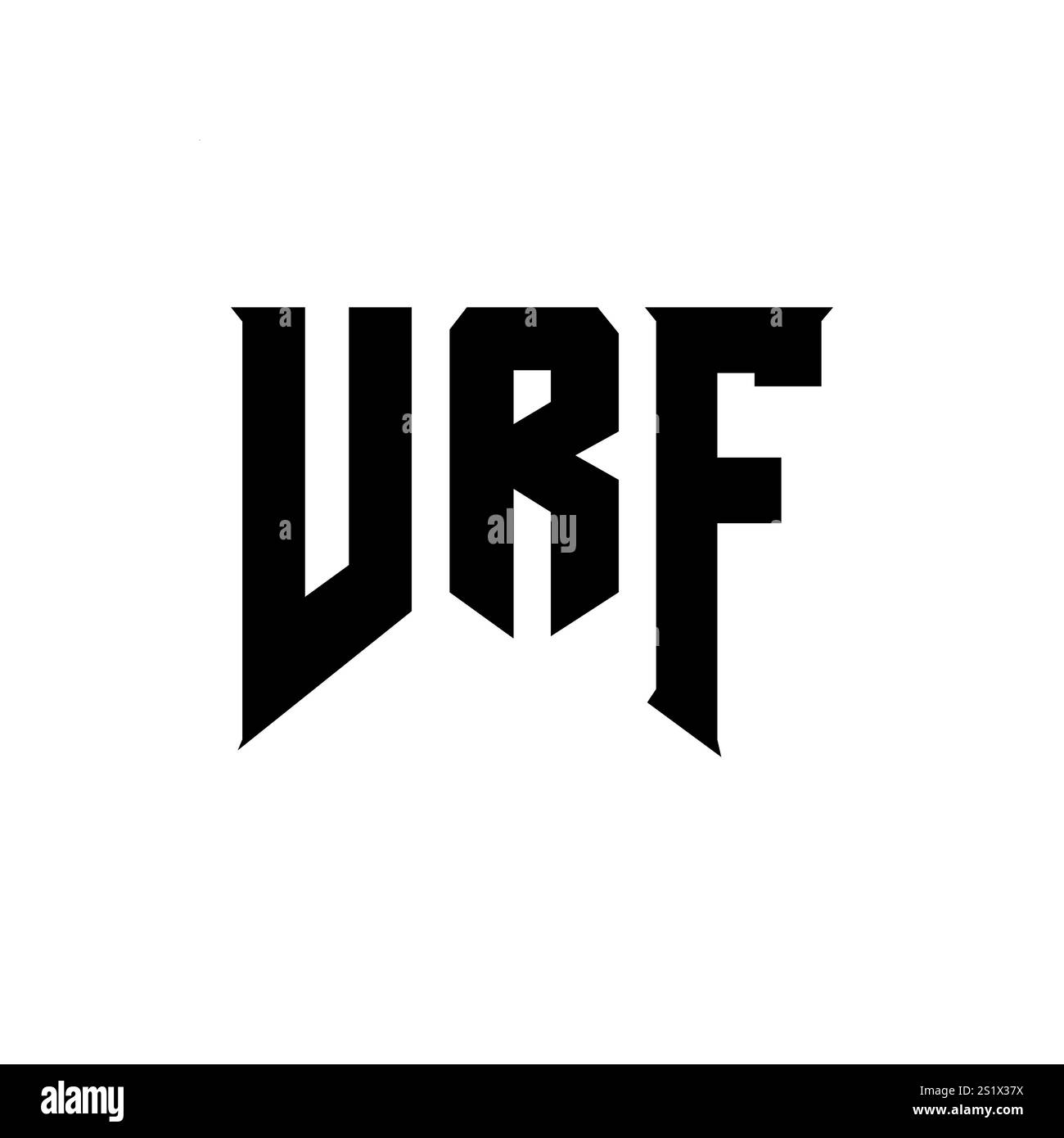 VRF letter logo design for technology company. VRF logo design black ...
