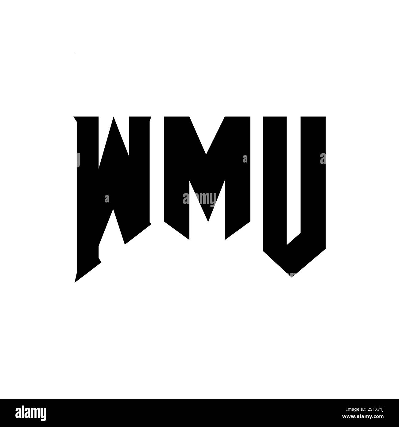 WMU letter logo design for technology company WMU logo design black WMU letter logo design for technology company WMU logo design black