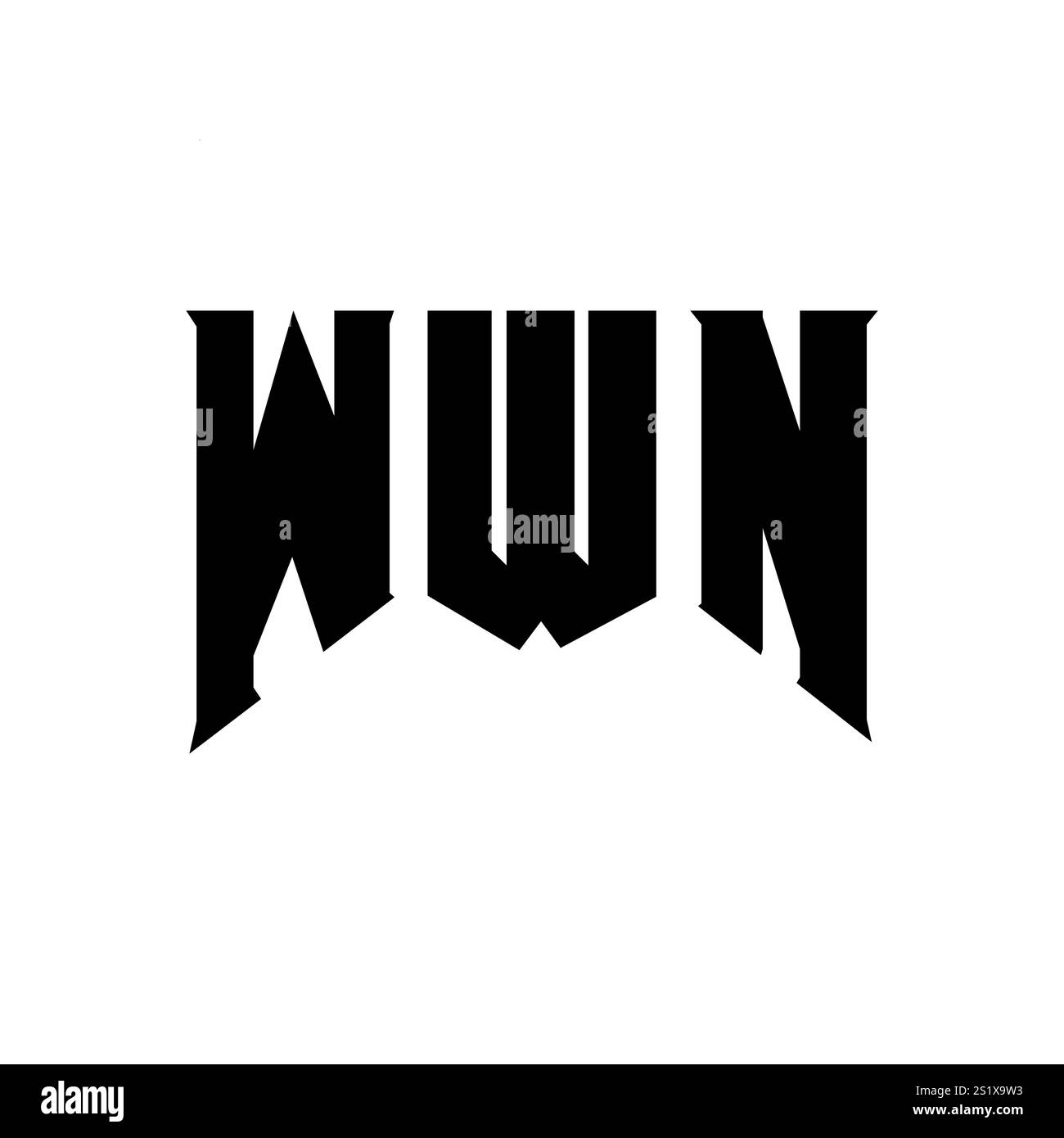 WWN letter logo design for technology company. WWN logo design black ...