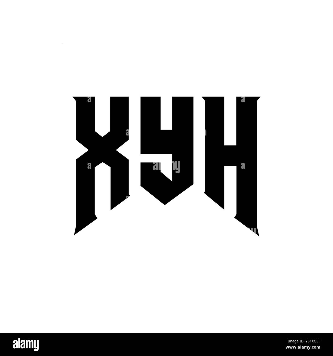 Xyh logo design hi-res stock photography and images - Alamy