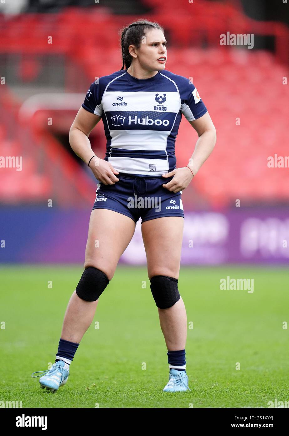 Bristol Bears' Ilona Maher during the Allianz Premiership Women's Rugby match at Ashton Gate, Bristol. Picture date: Sunday January 5, 2024. Stock Photo