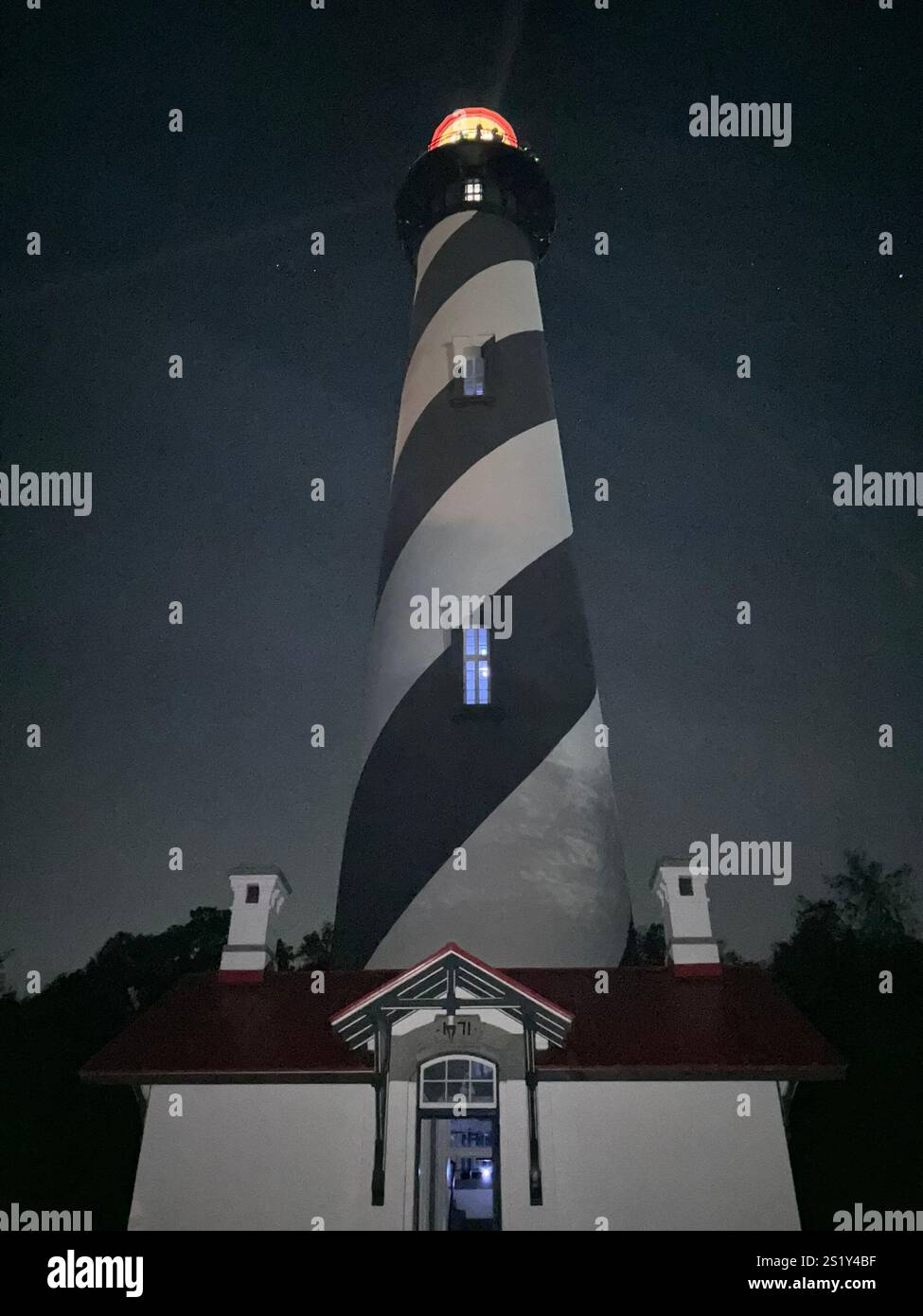 St. Augustine Lighthouse - Smartphone Captured Stock Image