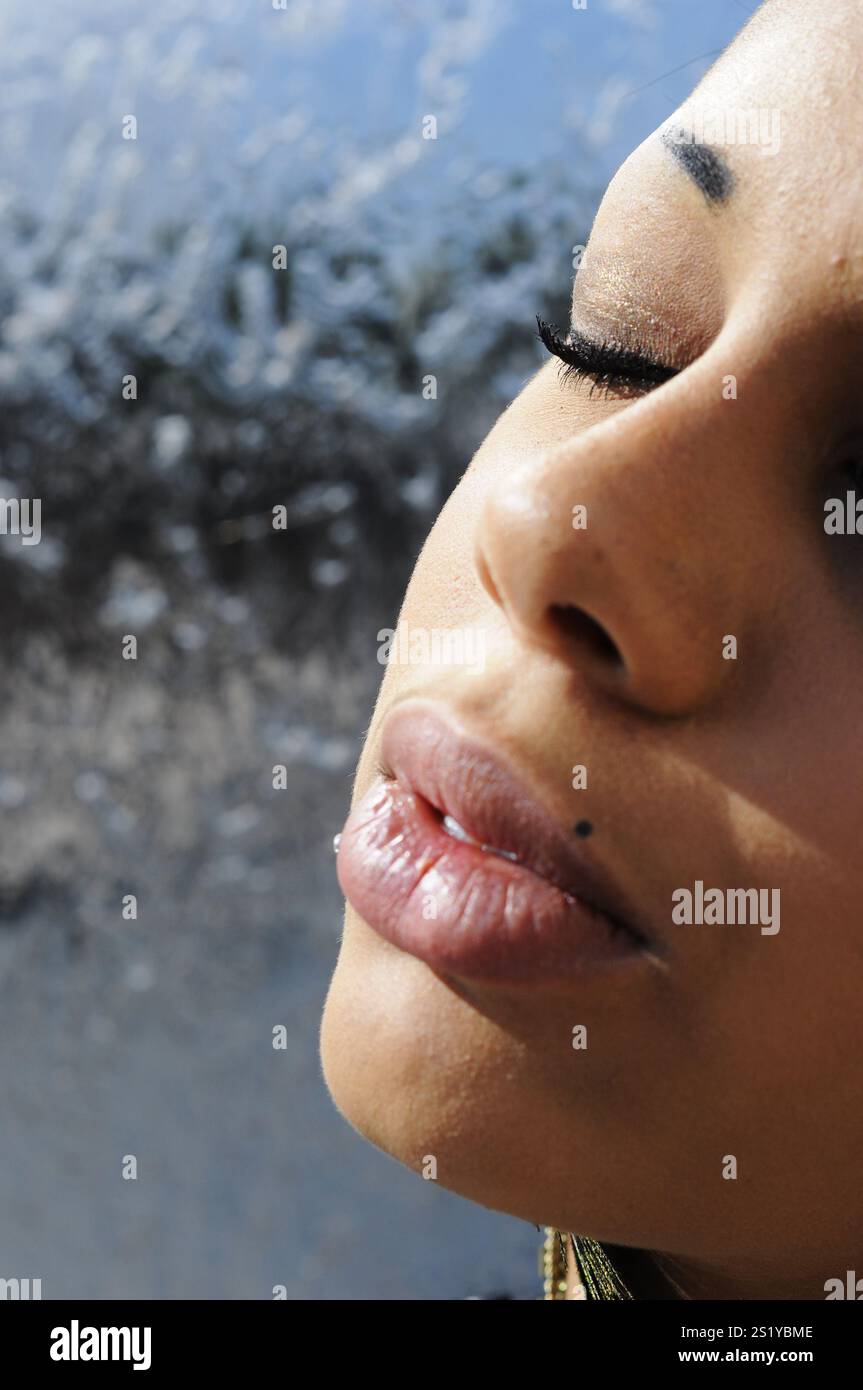 Mixed race woman hi-res stock photography and images - Alamy