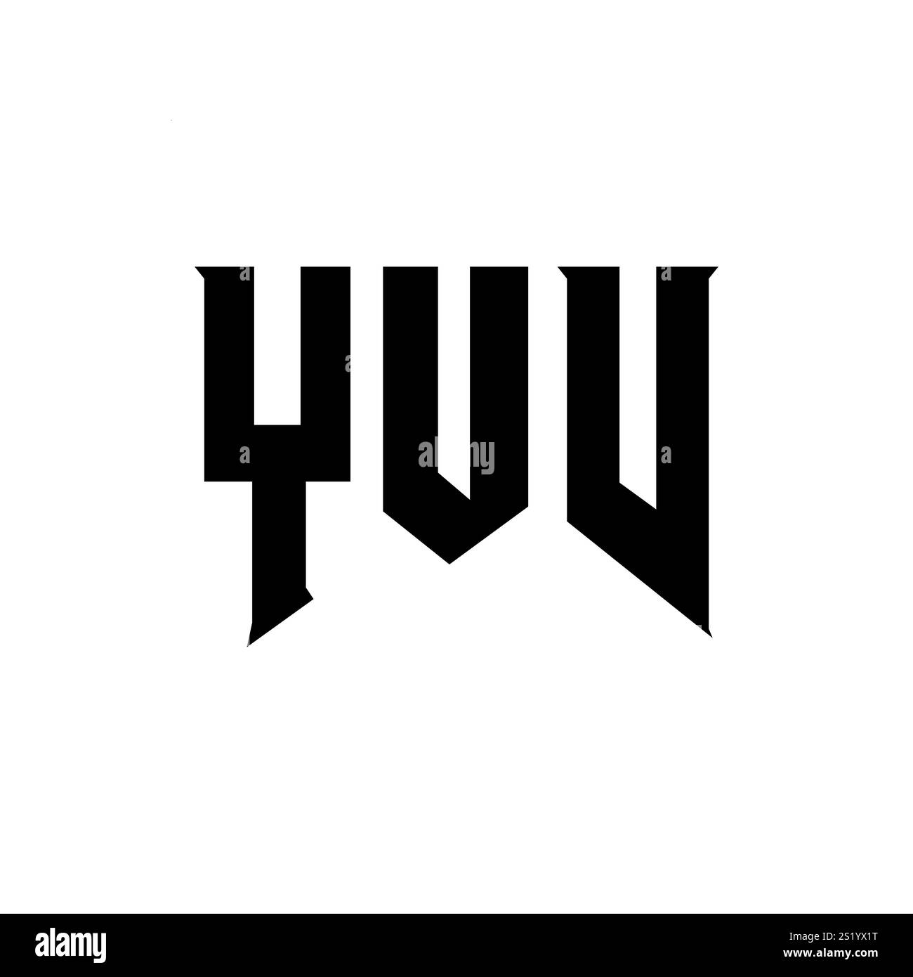Yuv logo design hi-res stock photography and images - Alamy