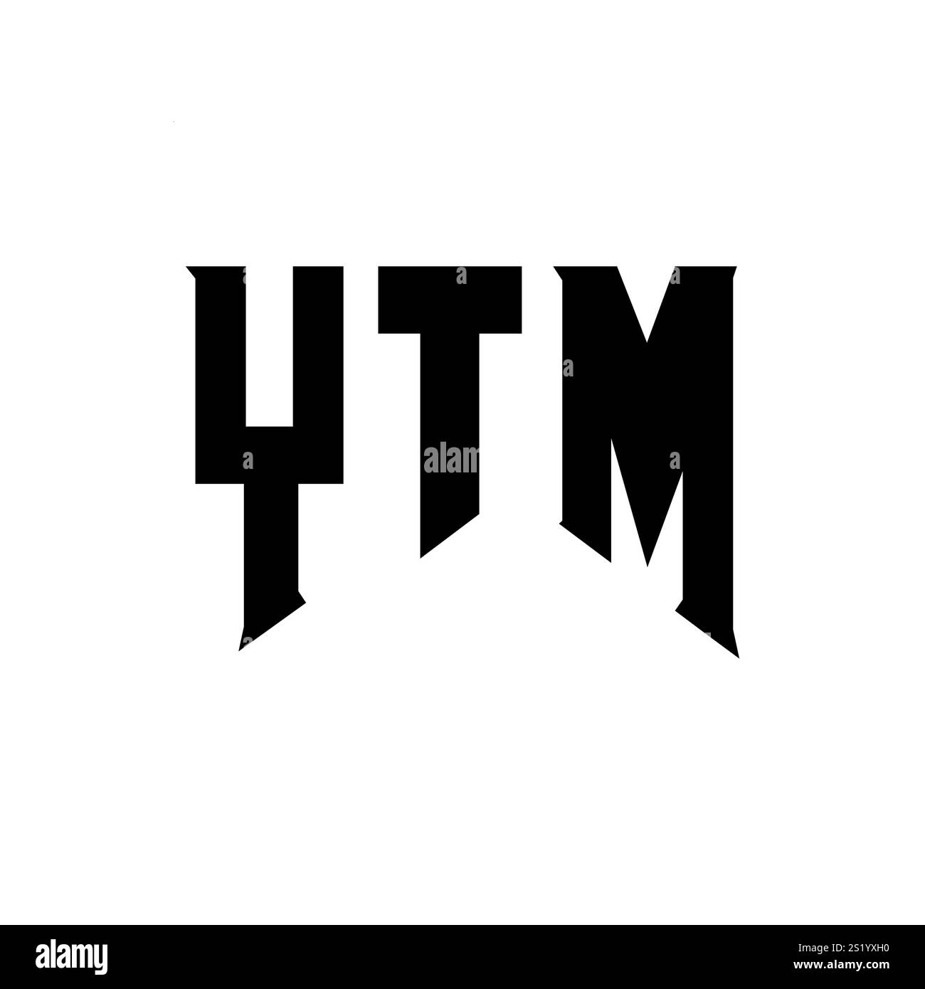 YTM letter logo design for technology company. YTM logo design black ...
