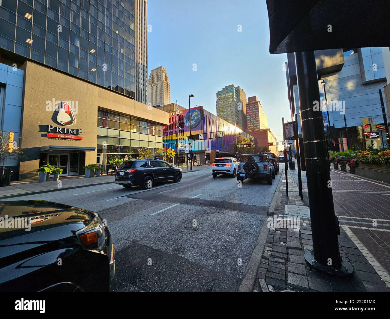 Downtown Cincinnati, Ohio - Smartphone Captured Stock Image