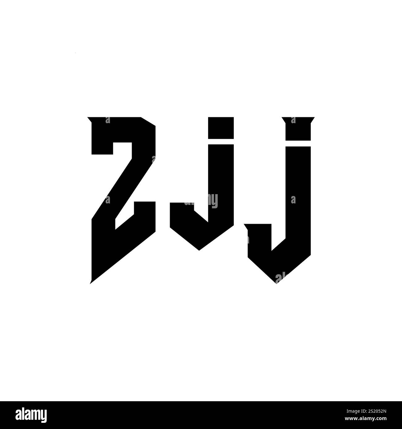 Zjj logo design hi-res stock photography and images - Alamy