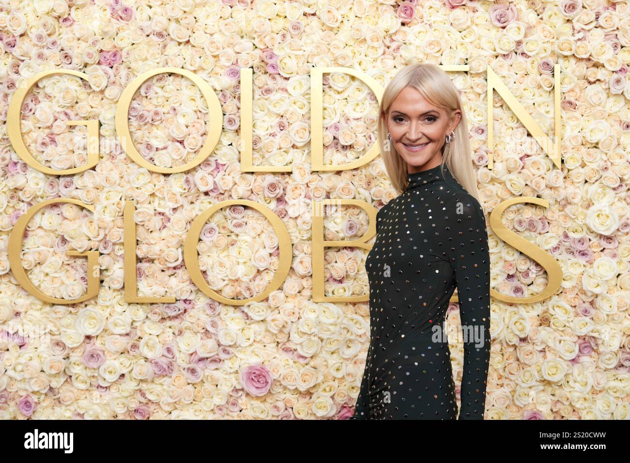 Zanna Roberts Rassi arrives at the 82nd Golden Globes on Sunday, Jan. 5 ...
