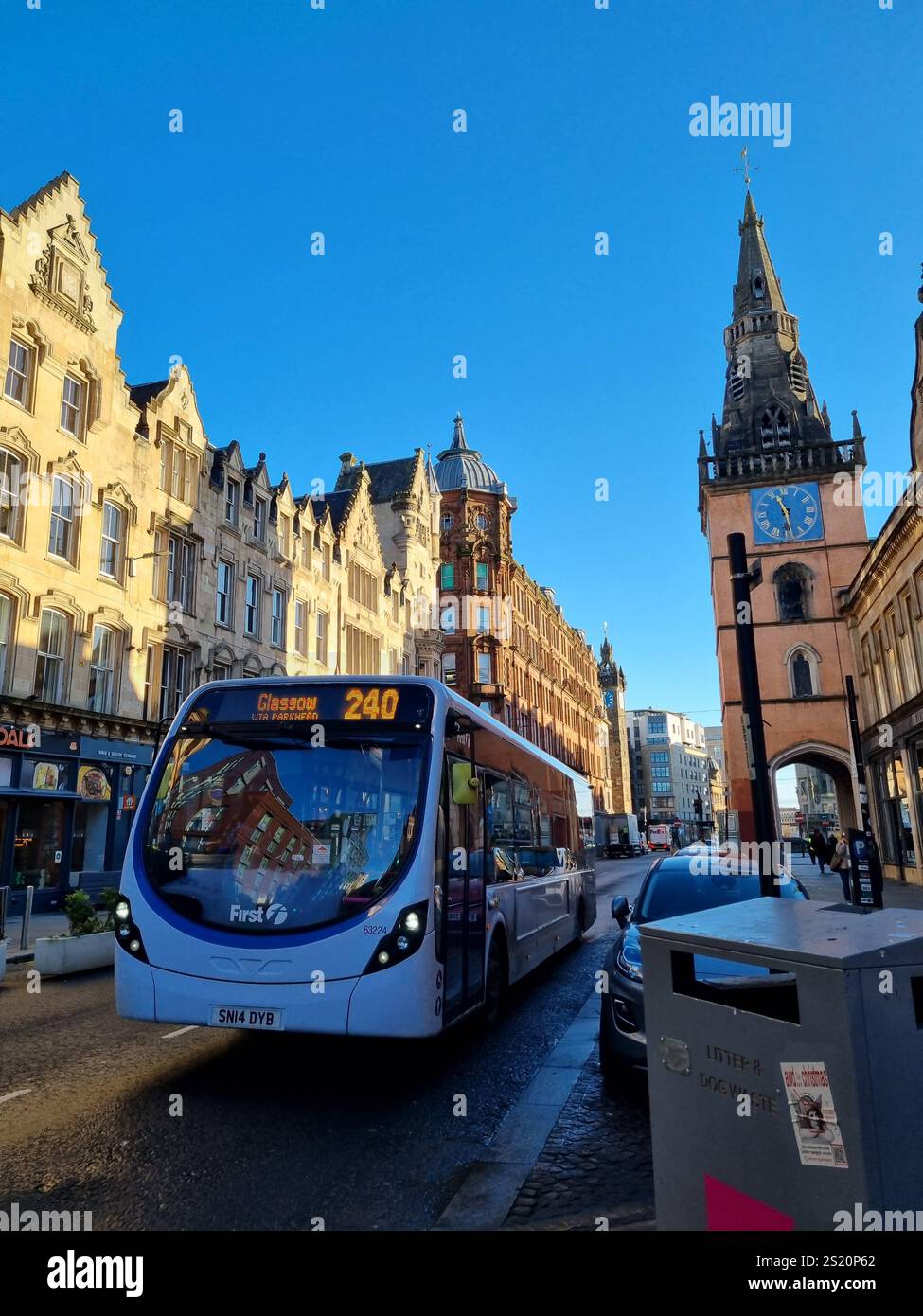 Exploring Glasgow City Centre - Smartphone Captured Stock Image