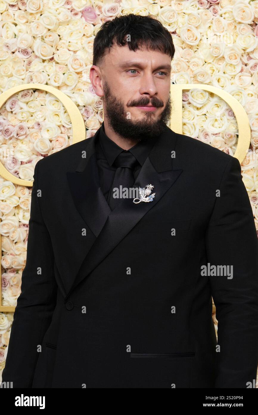 Richard Gadd arrives at the 82nd Golden Globes on Sunday, Jan. 5, 2025
