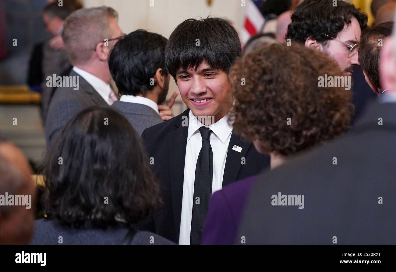 Lubbock, Texas high school senior Eliseo Jimenez is seen in the East
