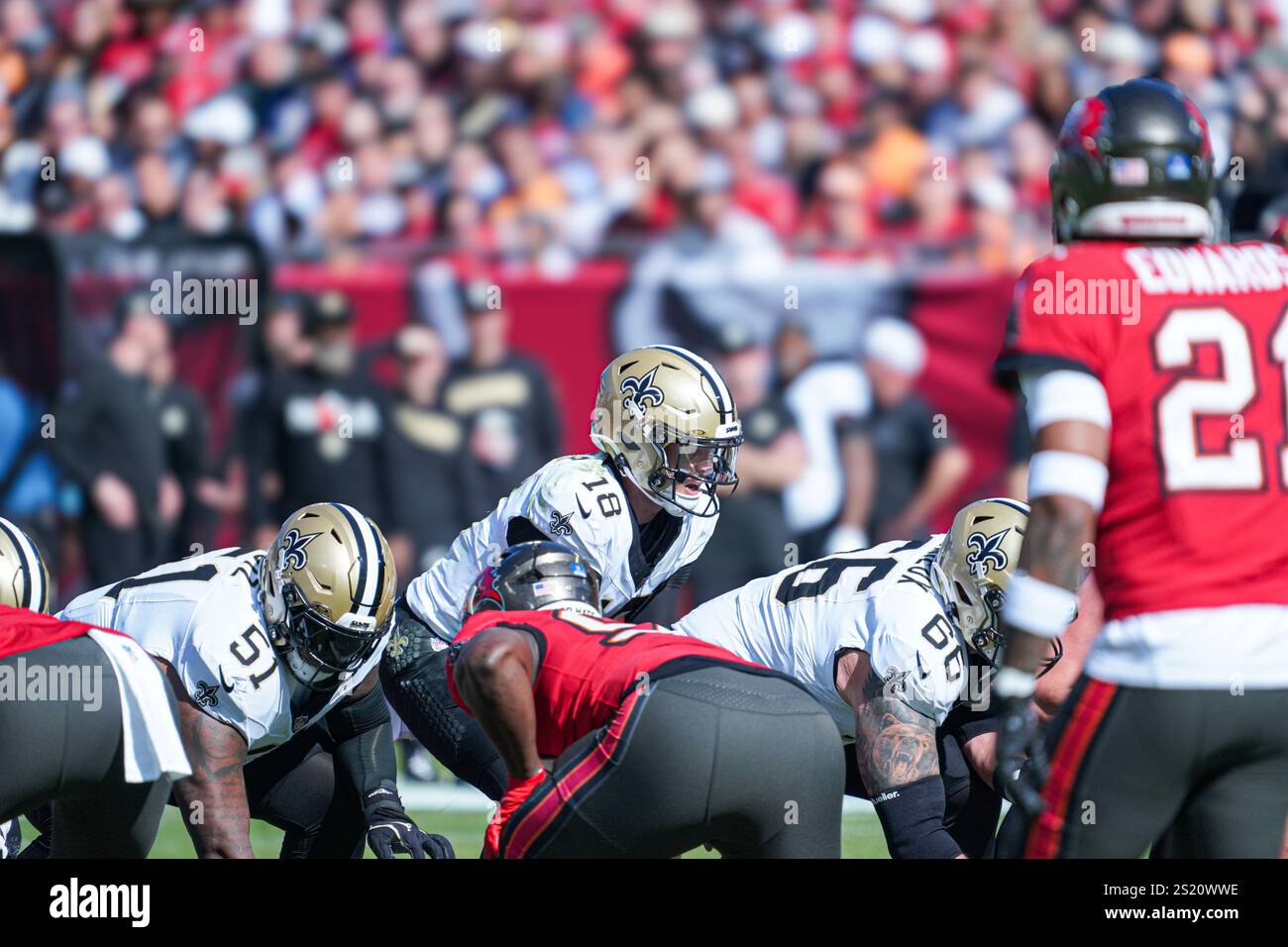Tampa Bay, Florida, USA, January 5, 2025, New Orleans Saints
